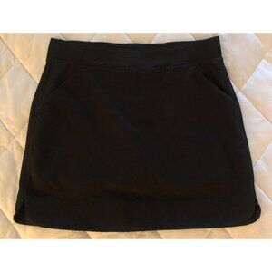 Woman's 32 Degrees Cool Black Skort Skirt Size Small